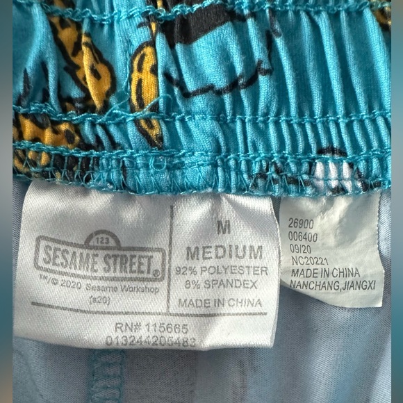 Sesame Street Men's Cookie Monster Savage Sleep Lounge Pajama Pants - Picture 7 of 11